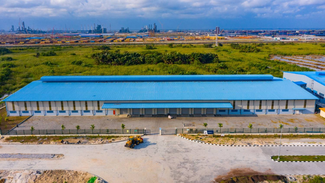 Aerial View of Prefab Warehouse in Lagos Free Zone