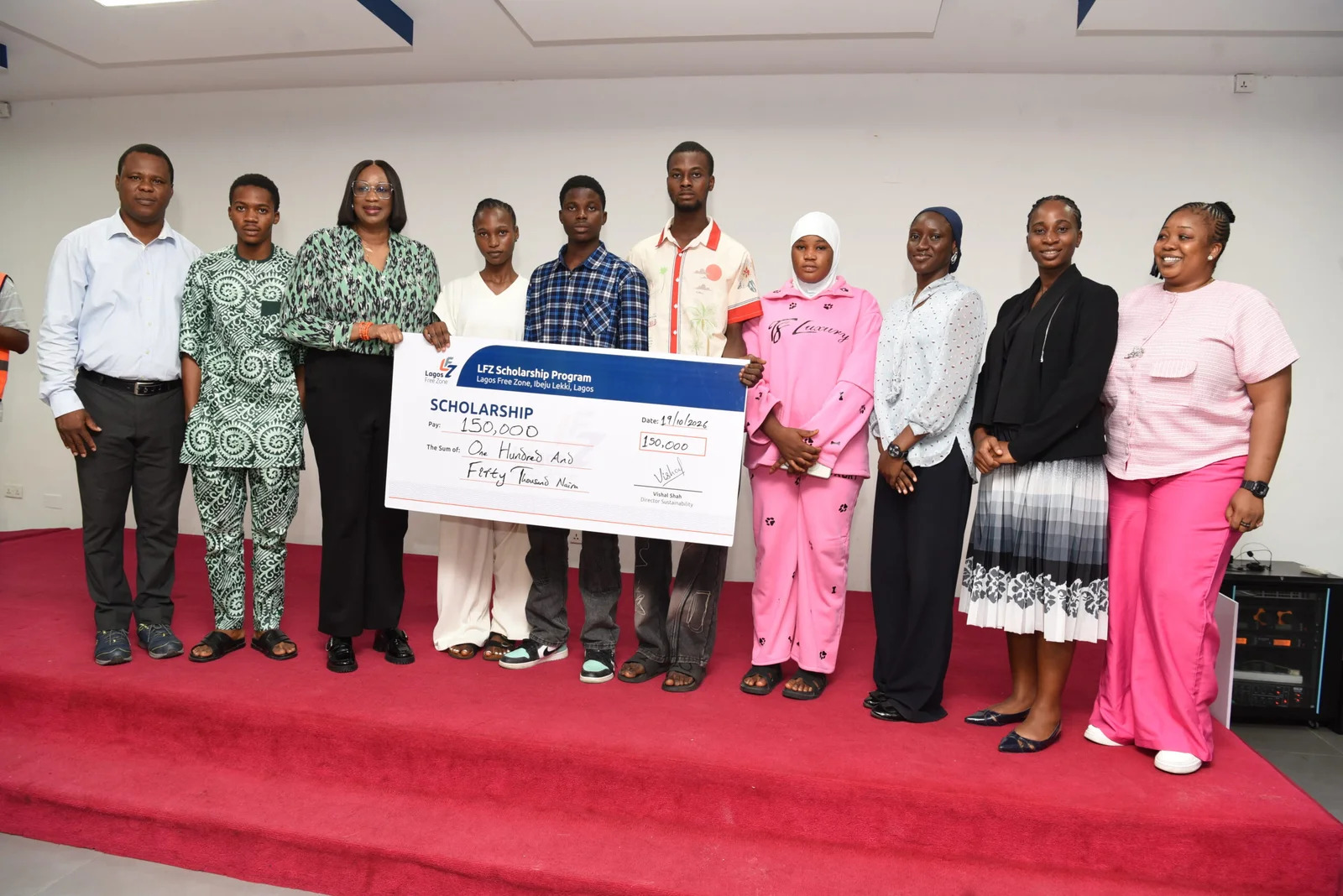 Lagos Free Zone Awards Scholarships to indigent students from host communities